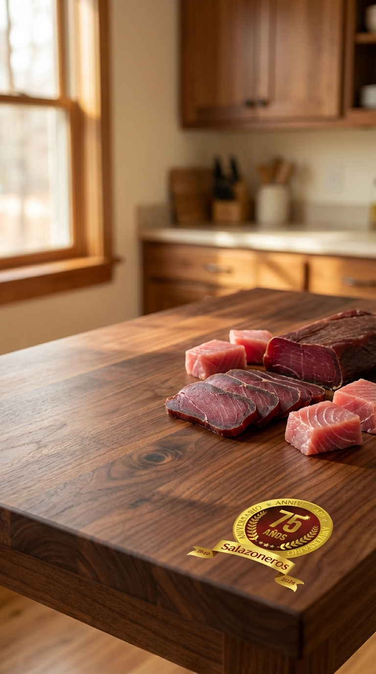 Salazones y ahumados artesanos. Listos para servir.